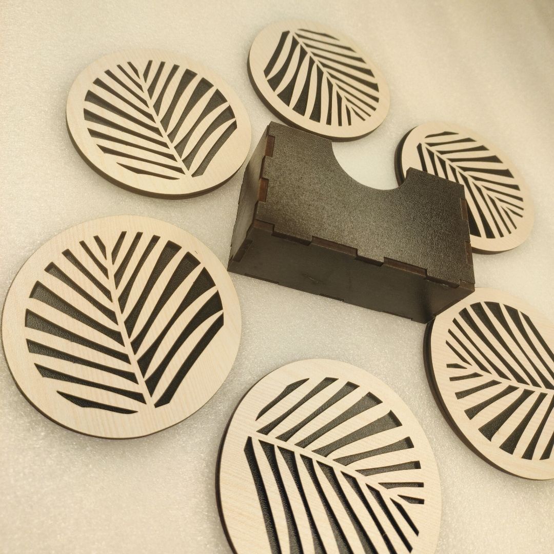 Leafy Coasters