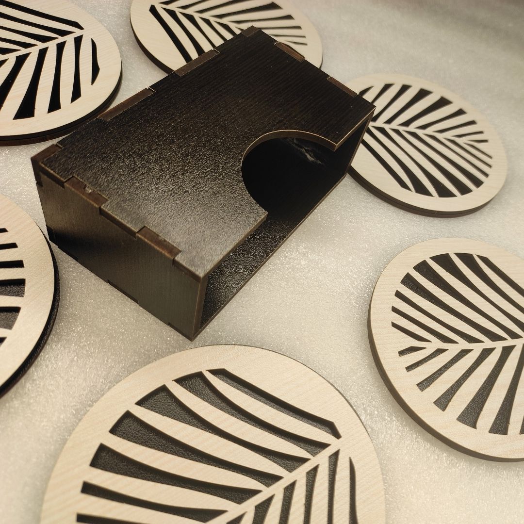 Coasters Leafy 3