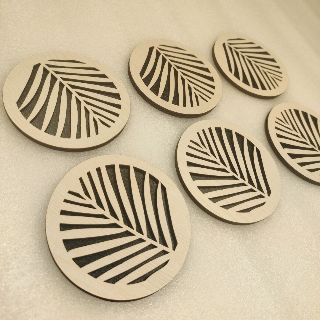 Coasters Leafy 5