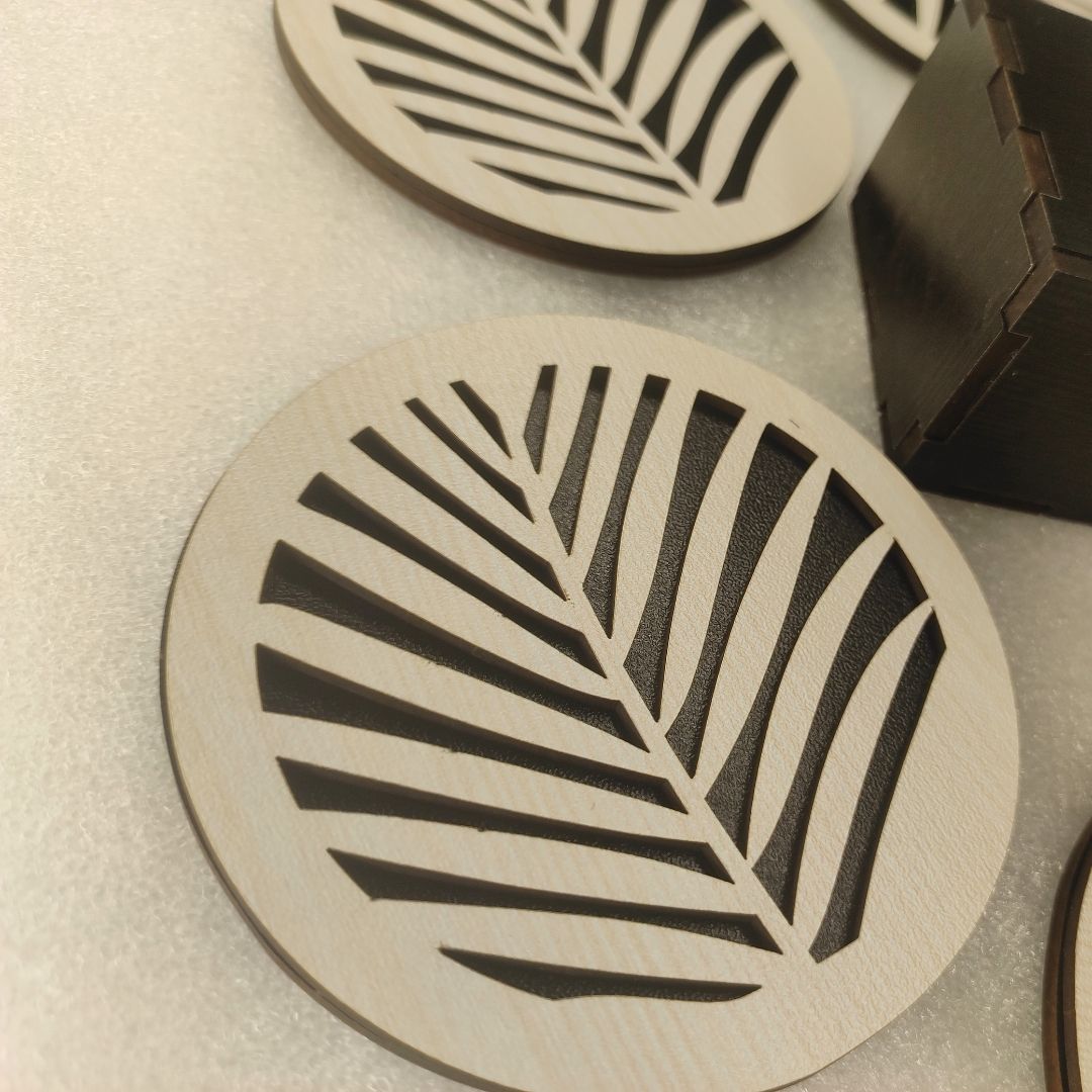 Coasters Leafy 6
